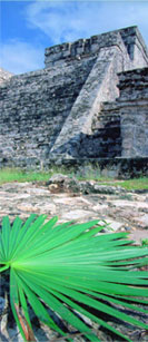The ancient ruins of Tulum